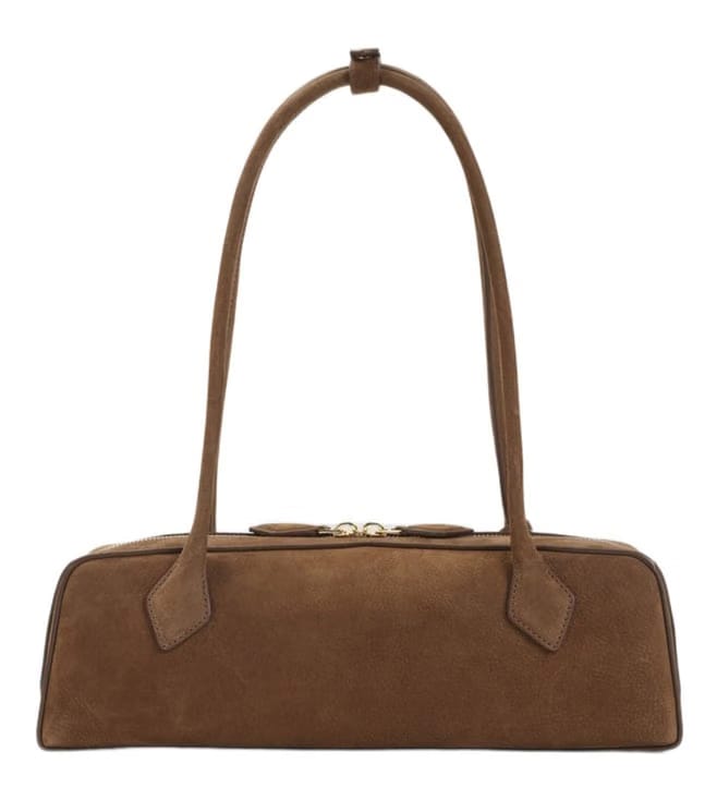 Brown Le Teckel Medium Shoulder Bag