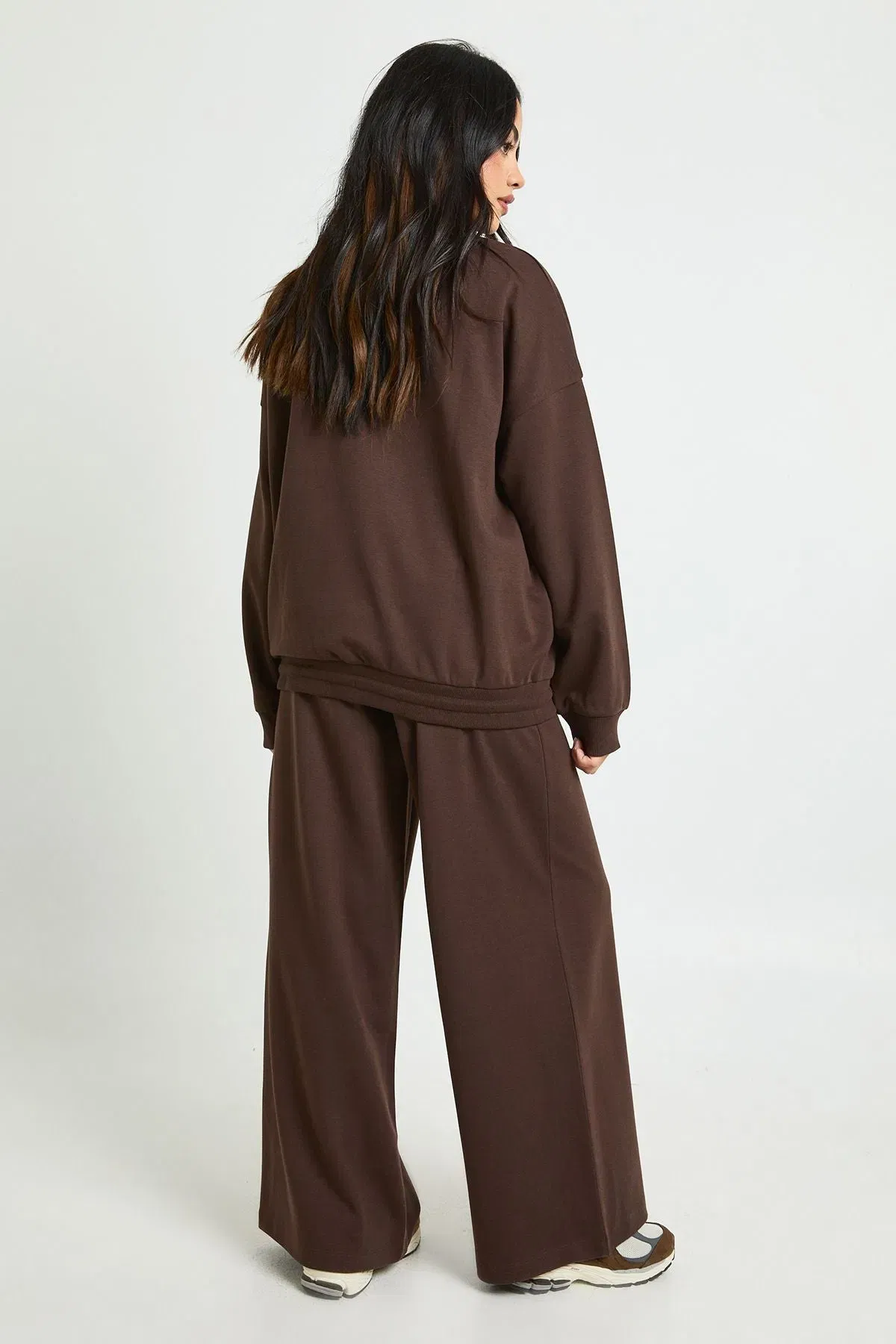 Half Zip Sweatshirt Interlock Tracksuit
