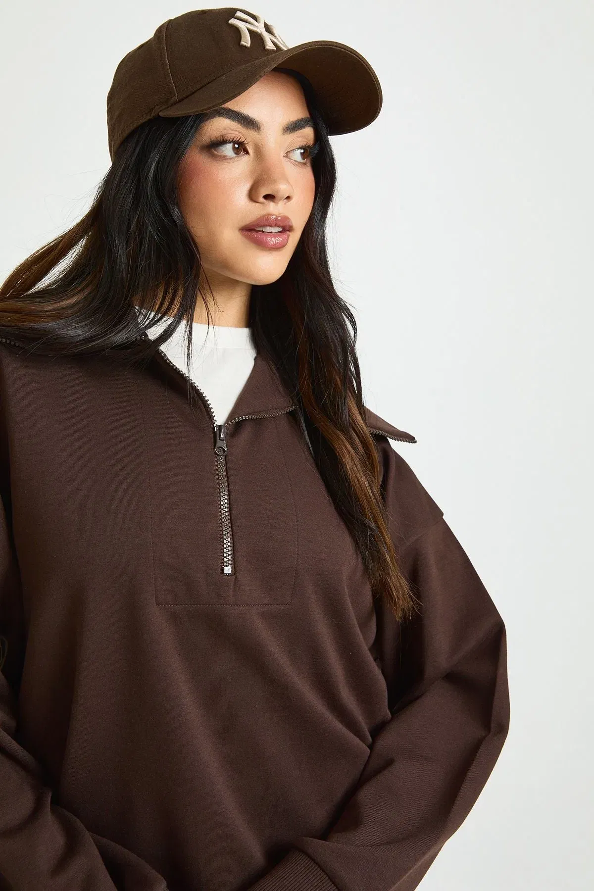 Half Zip Sweatshirt Interlock Tracksuit