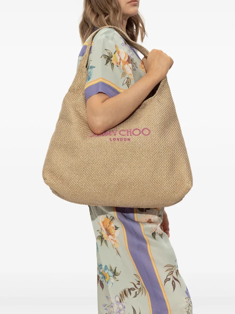 large Beach Diamond Hobo tote bag