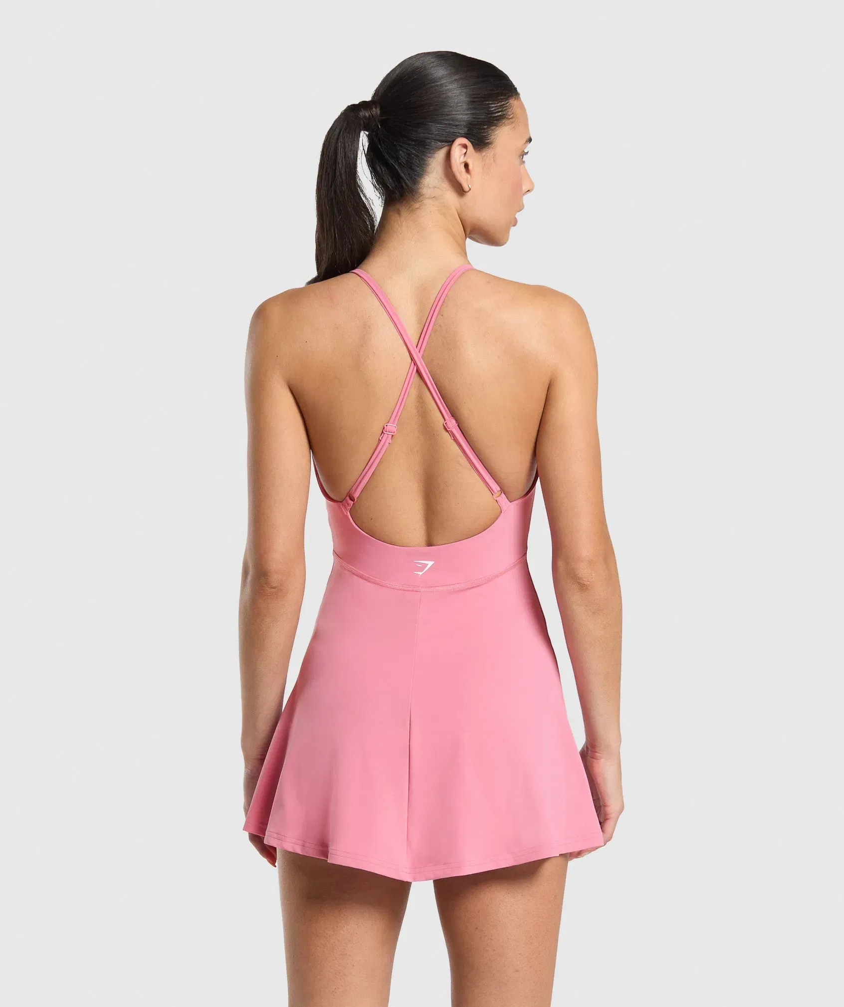 Gymshark Strappy 2-in-1 Dress - Sunset Pink