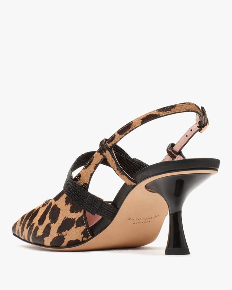 Maritza Leopard Slingback Pumps