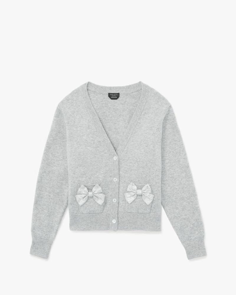 Embellished Bow Cardigan