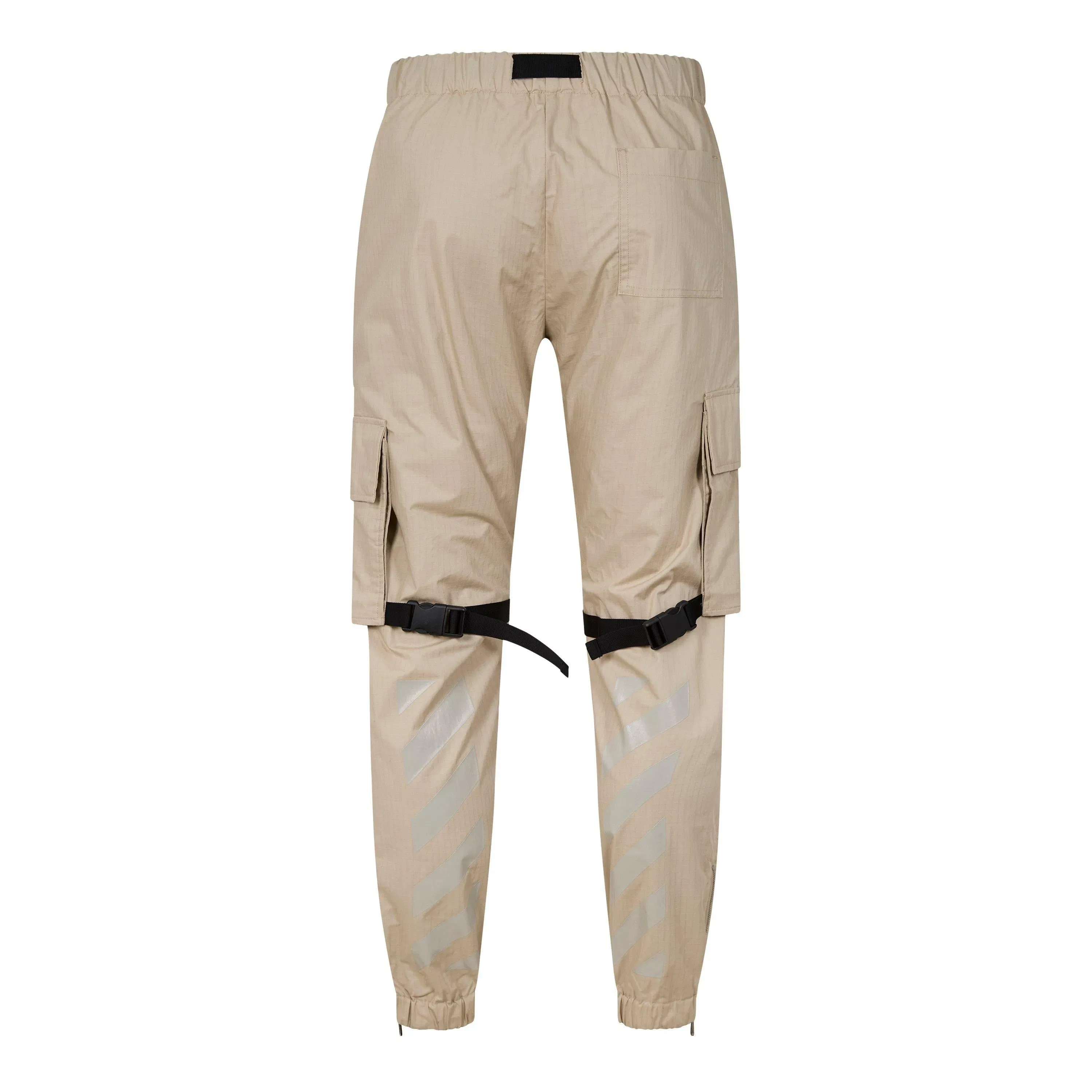 Diagonal Stripes Cargo Trousers