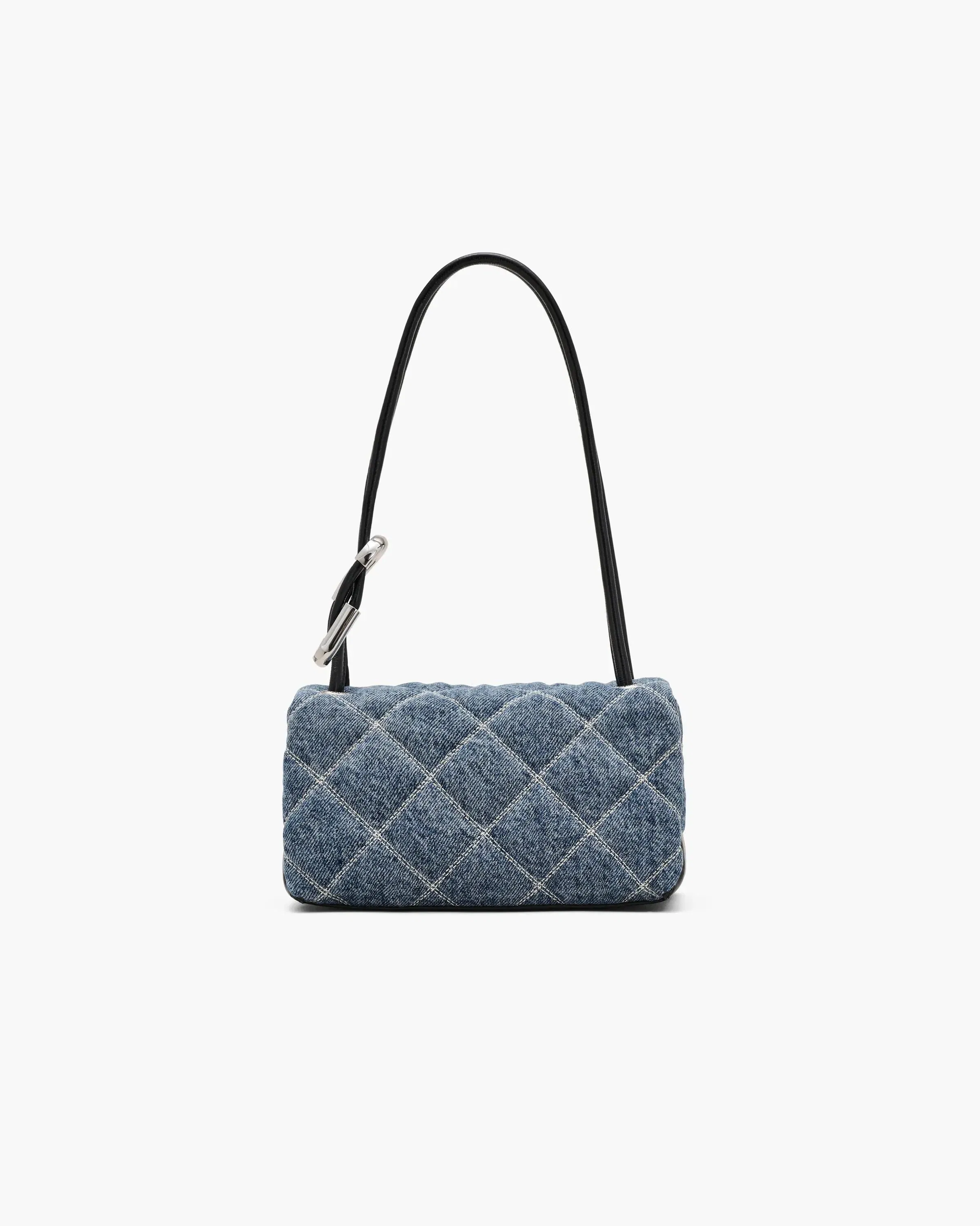 The Quilted Denim Mini Dual Shoulder Bag