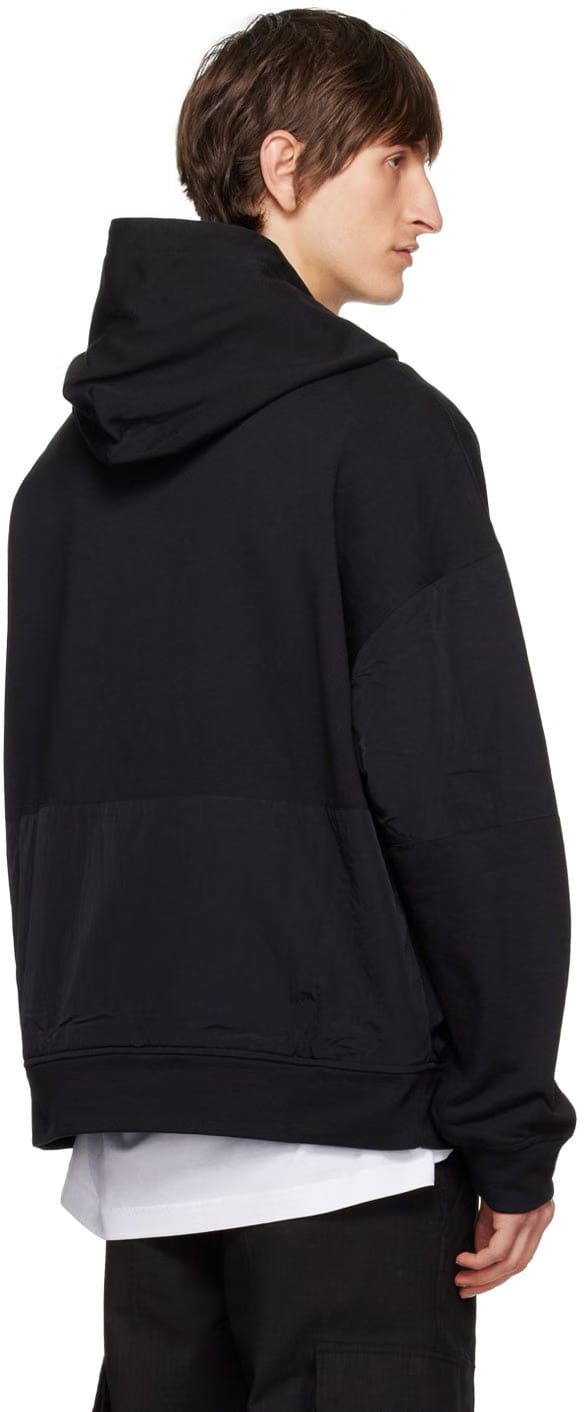 Dolce & Gabbana Black Paneled Hoodie
