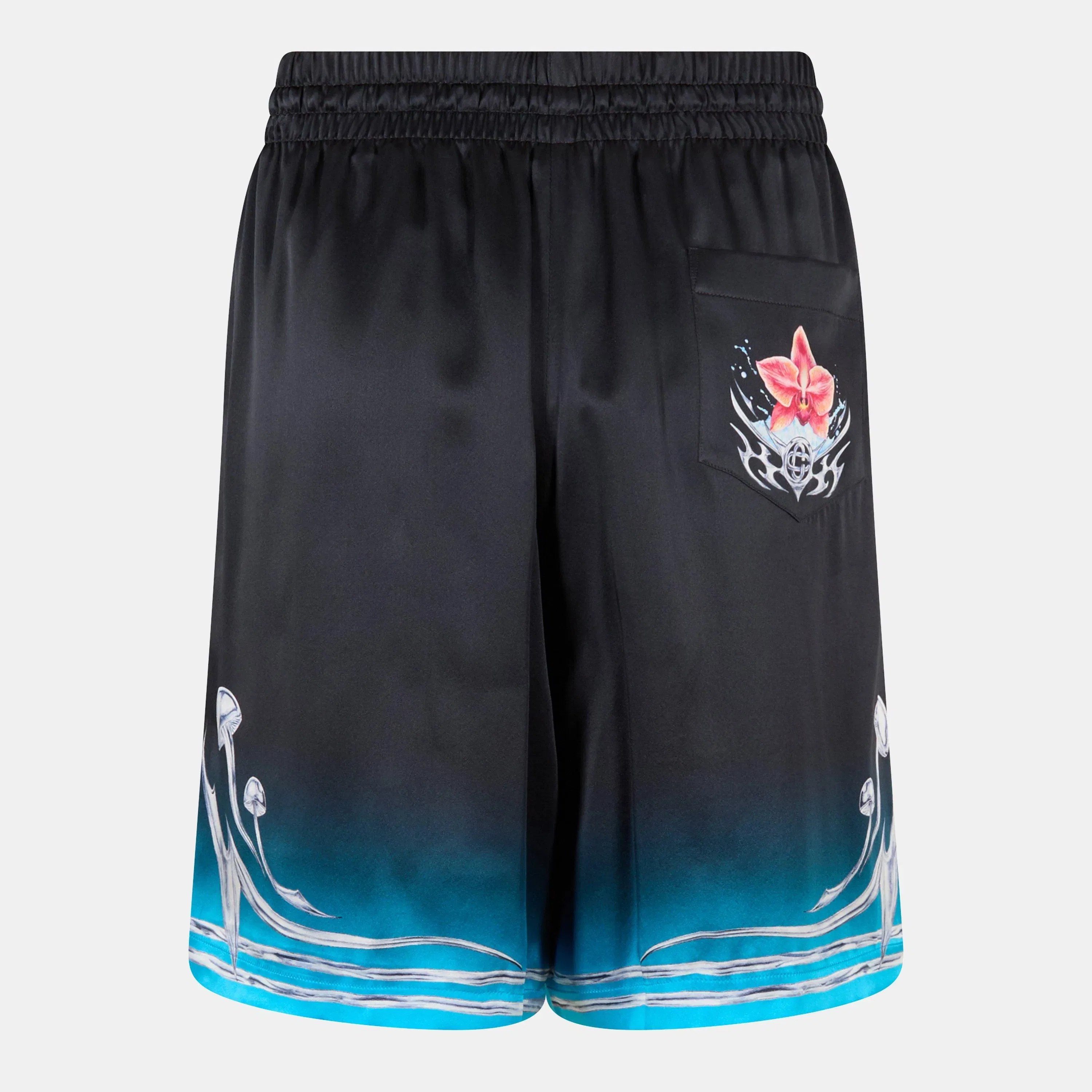 Blades Silk Relaxed Fit Woven Tracksuit Shorts