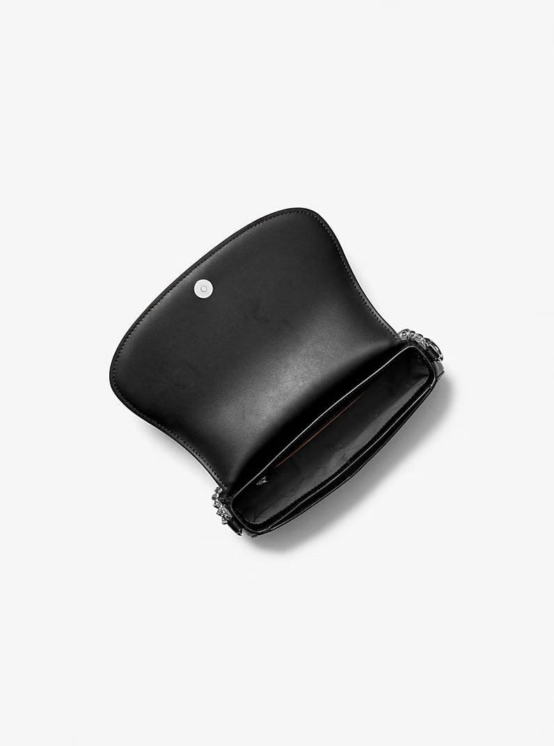 Mila Medium Leather Messenger Bag