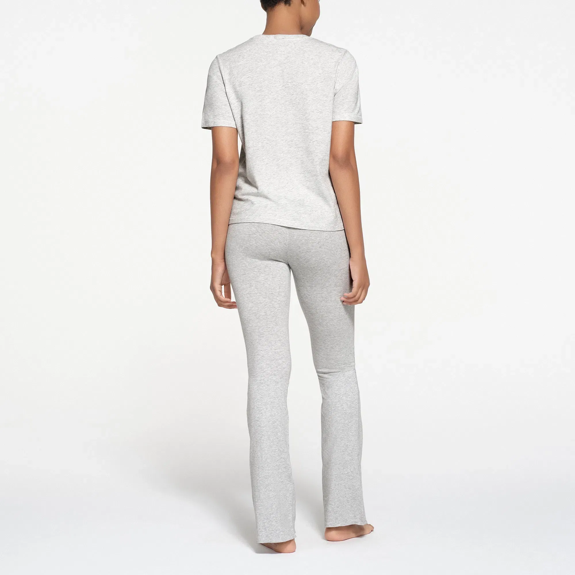 RELAXED TEES T-SHIRT | LIGHT HEATHER GREY