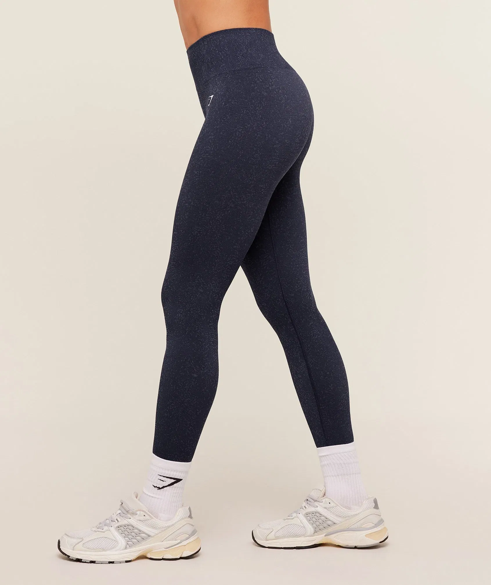 Gymshark Adapt Fleck x Whitney Leggings - Heavy Blue/Iron Blue