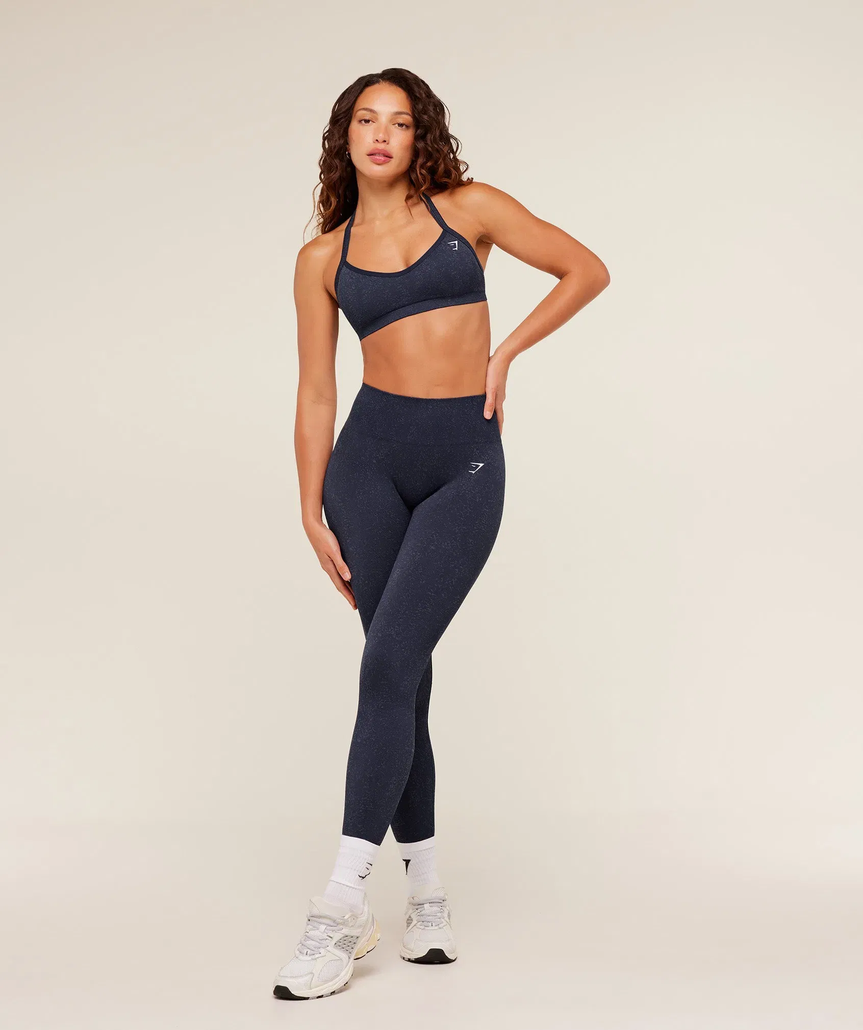 Gymshark Adapt Fleck x Whitney Leggings - Heavy Blue/Iron Blue