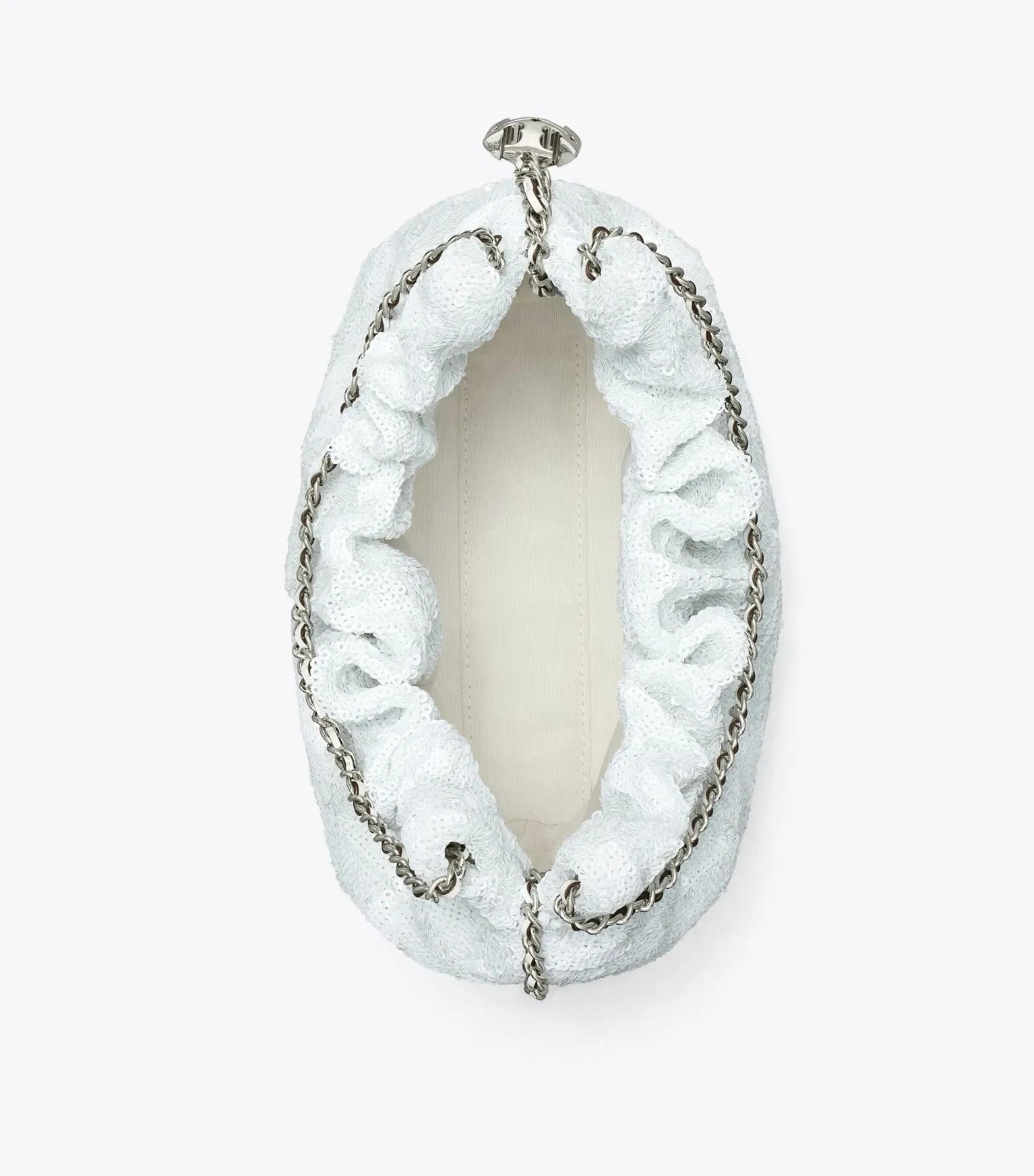 Mini Fleming Sequin Hobo Bag