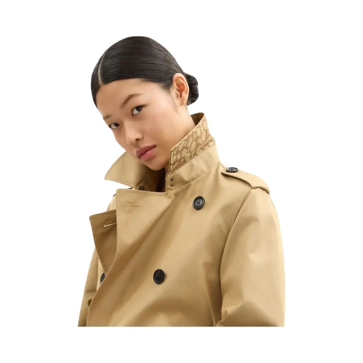 Coach Mid Trench Khaki