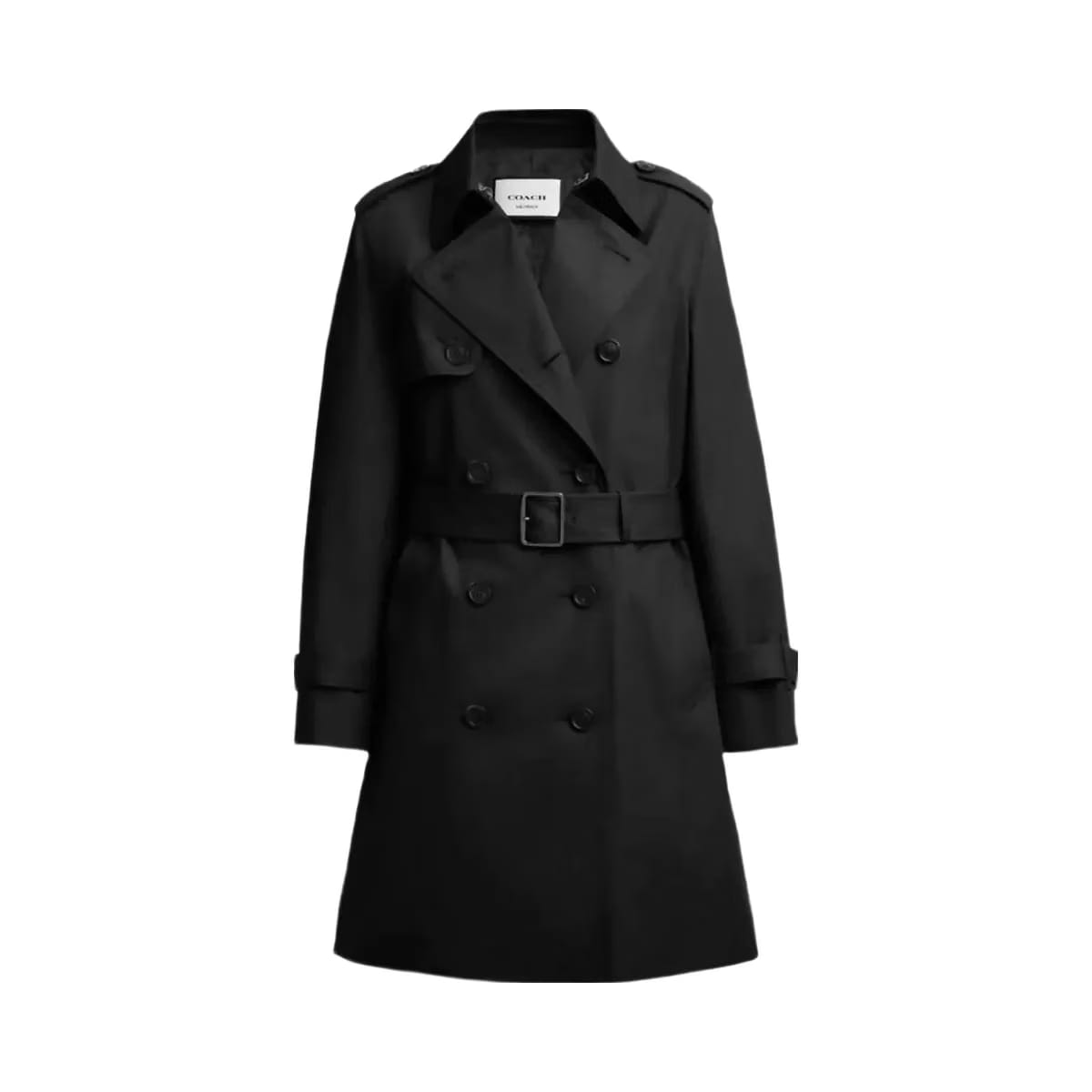 Coach Mid Trench Black