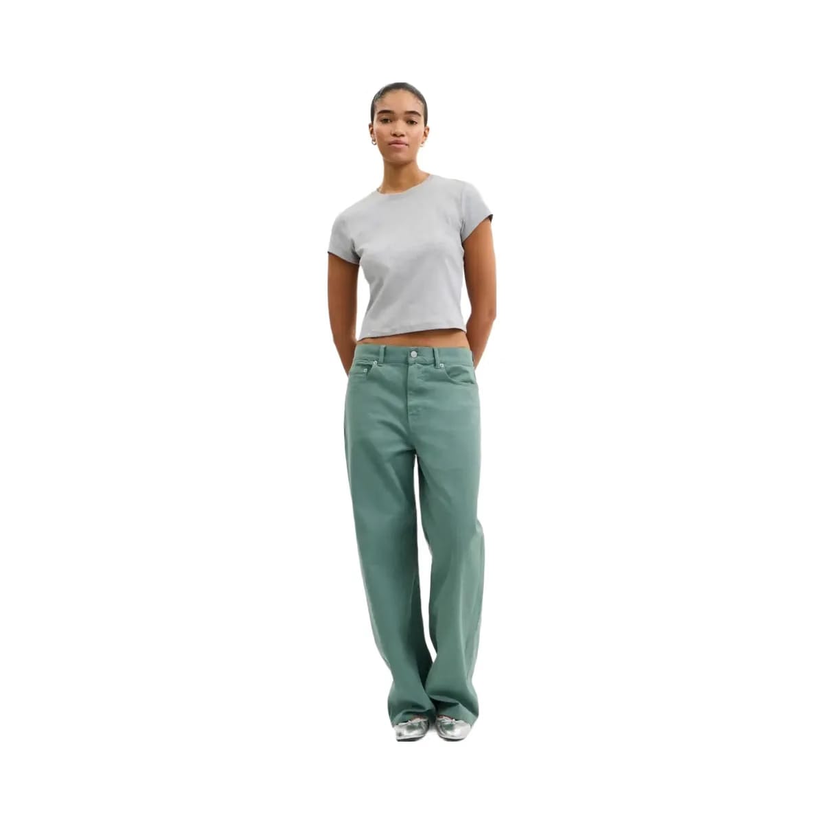 Coach Loose Fit Jeans Green