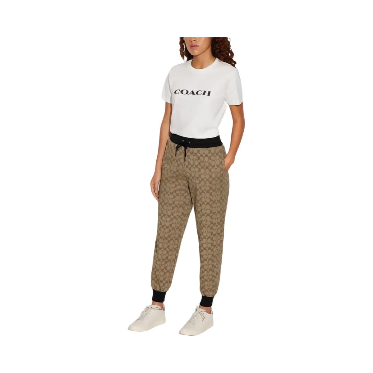 Coach Signature Joggers Khaki Multi
