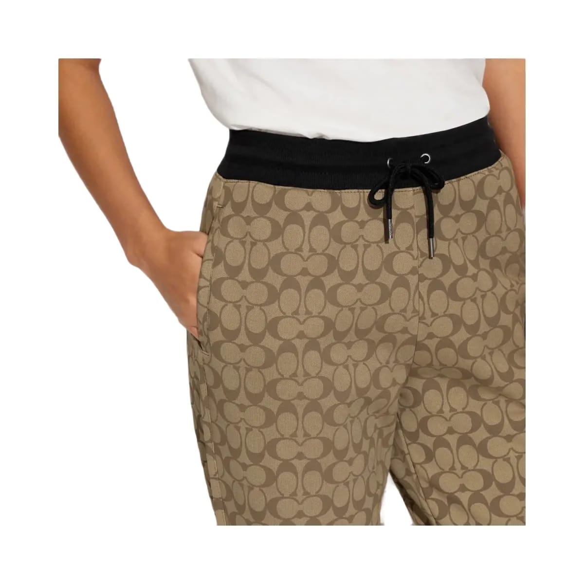 Coach Signature Joggers Khaki Multi