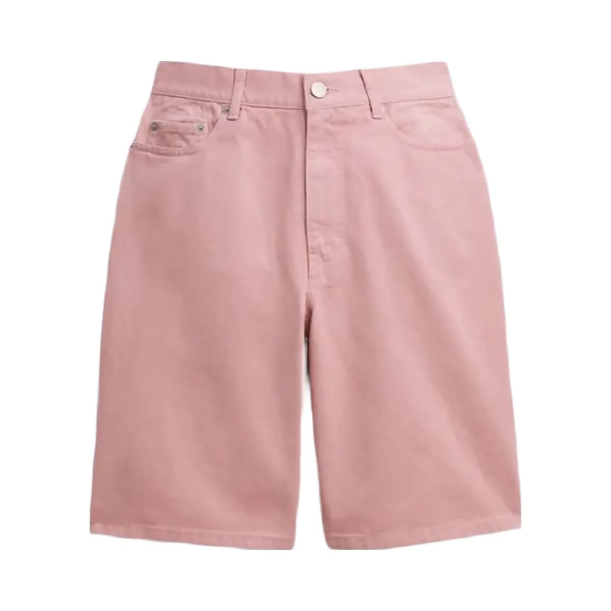 Coach Denim Skater Shorts Pink
