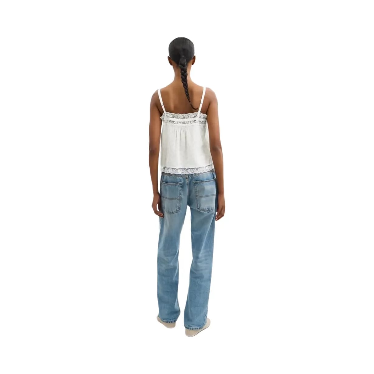 Coach Floral Silk Top White