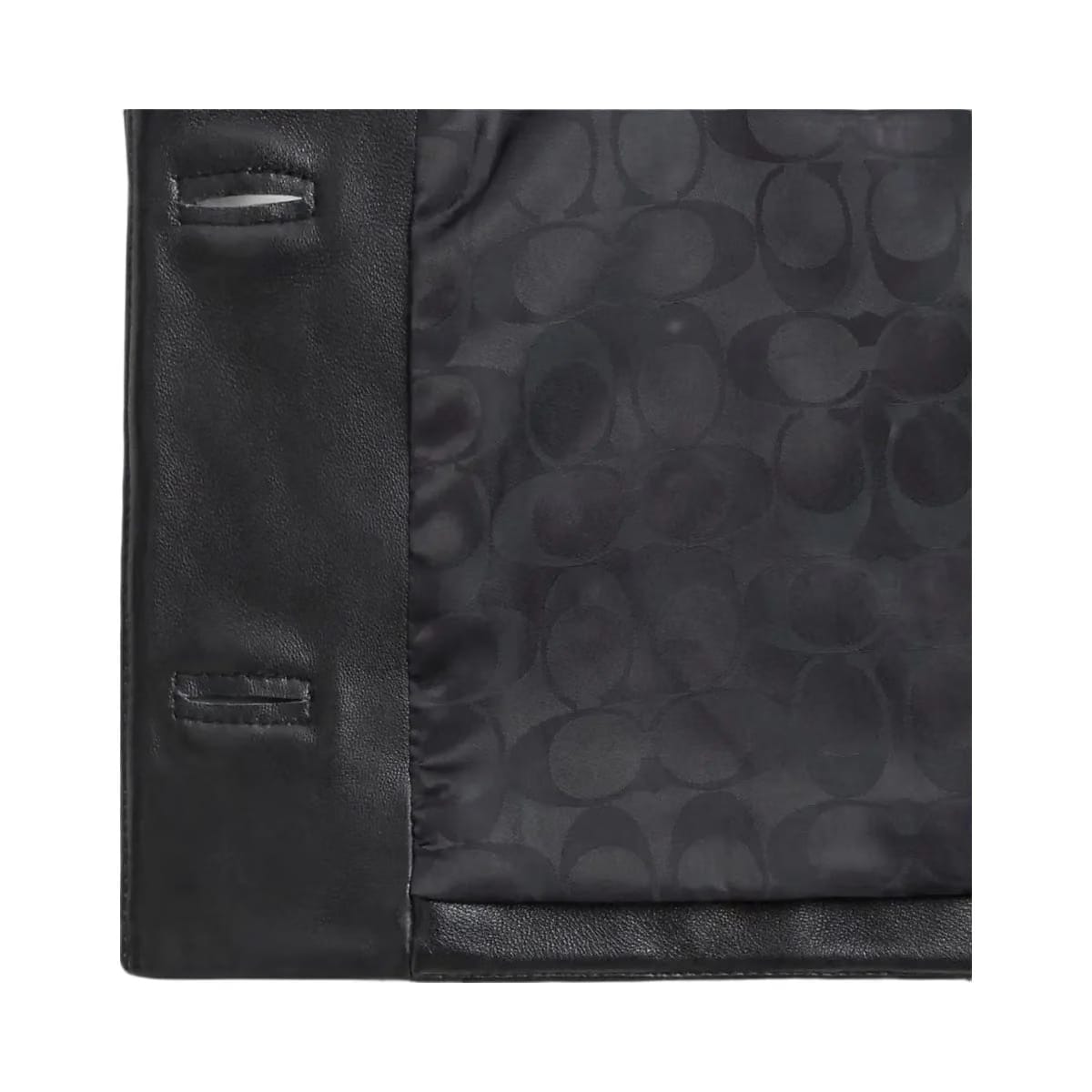 Coach Quilted Leather Vest Black