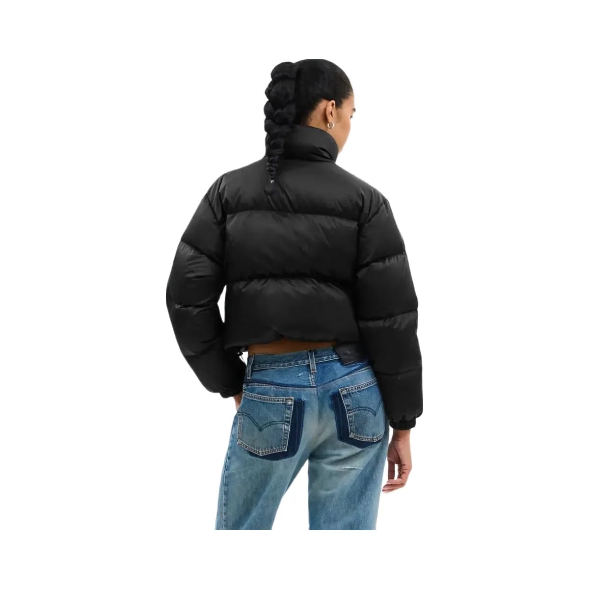 Coach Short Cropped Puffer Jacket Black
