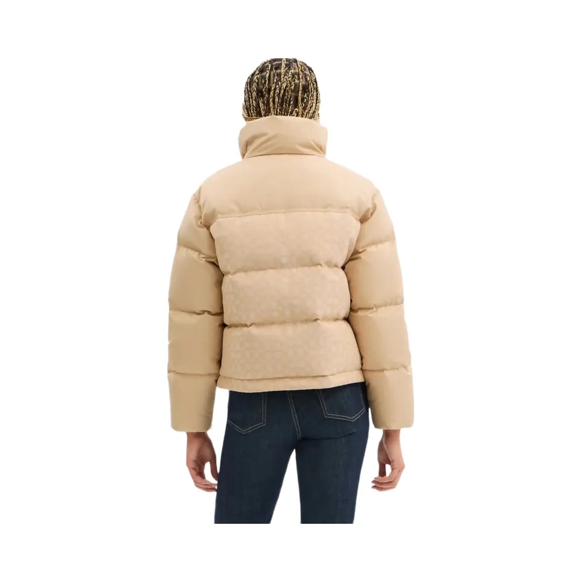 Coach Signature Down Jacket Light Khaki
