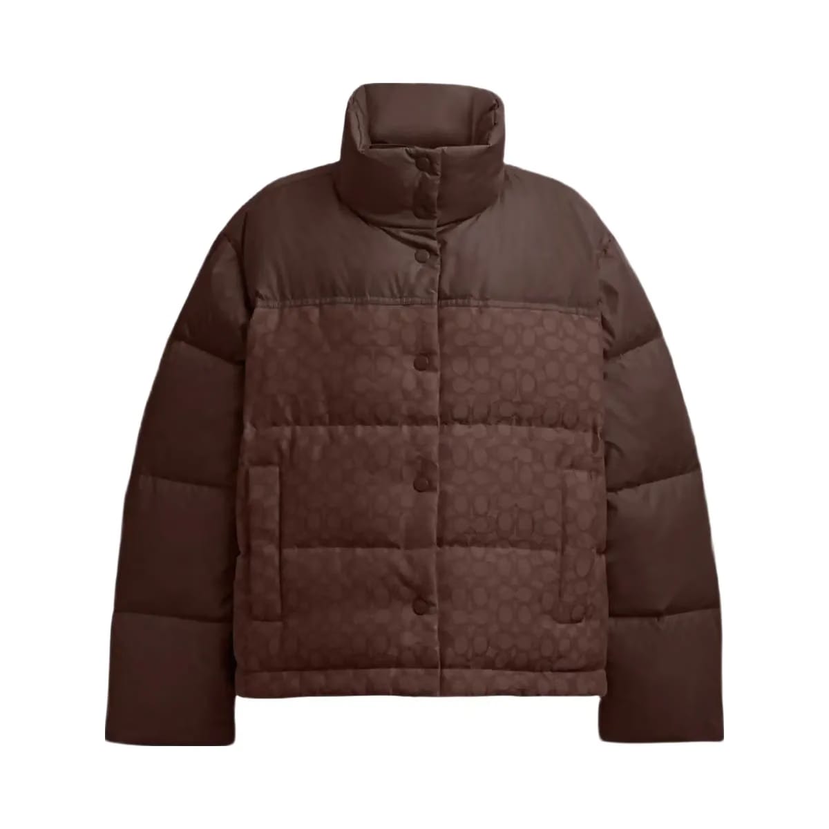 Coach Signature Down Jacket Maple