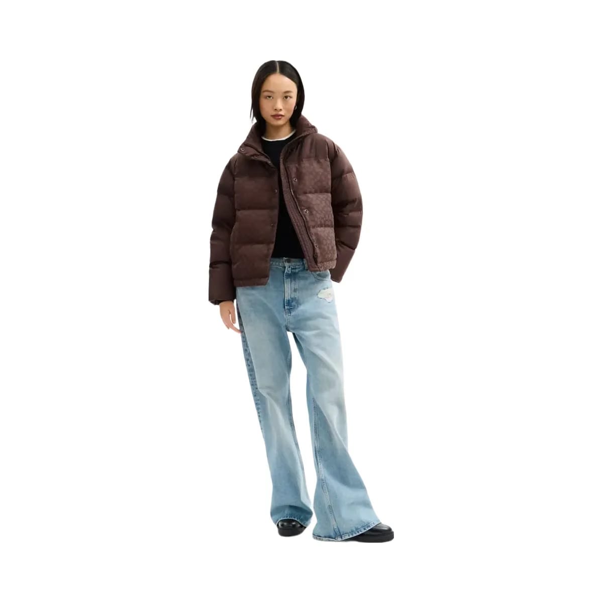 Coach Signature Down Jacket Maple