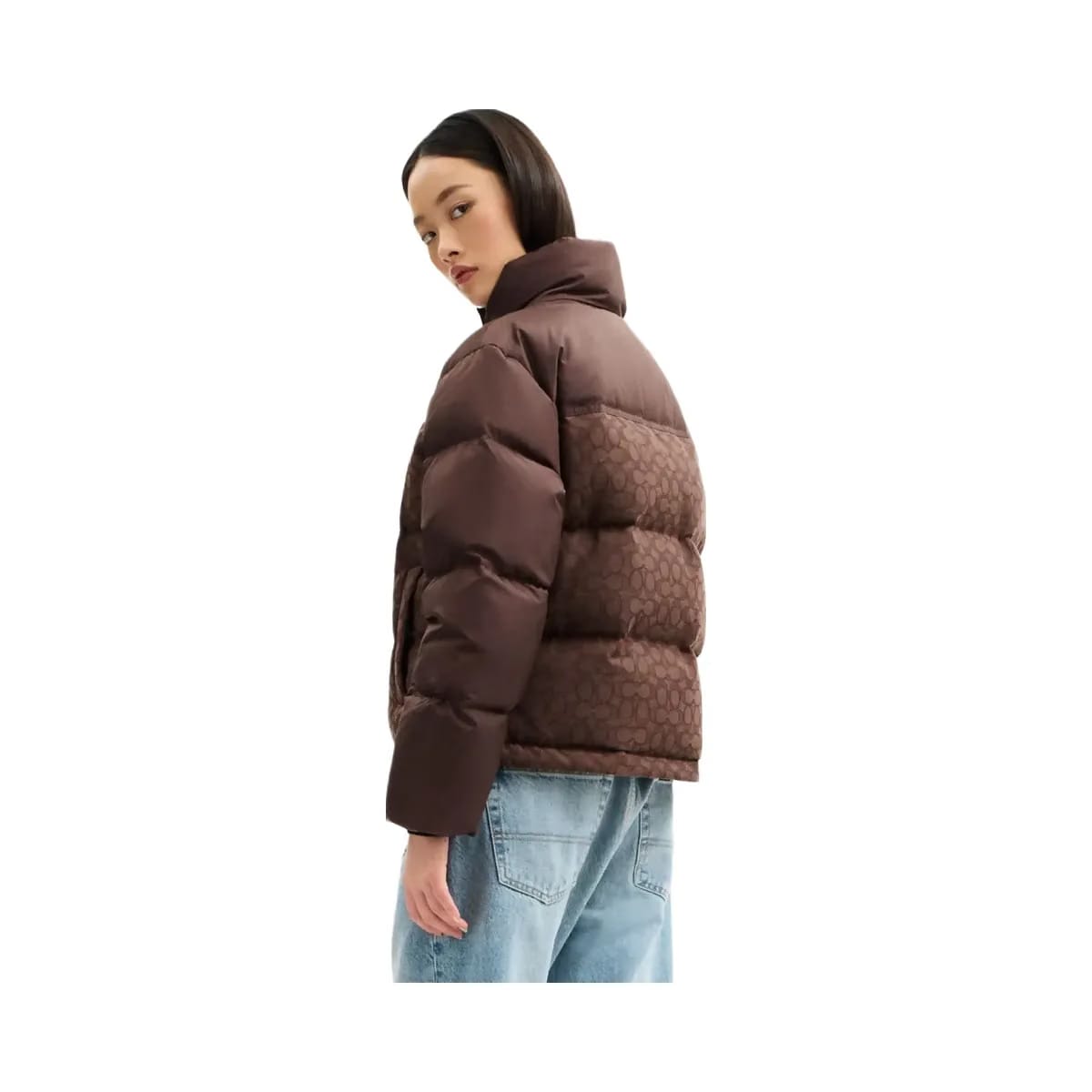 Coach Signature Down Jacket Maple