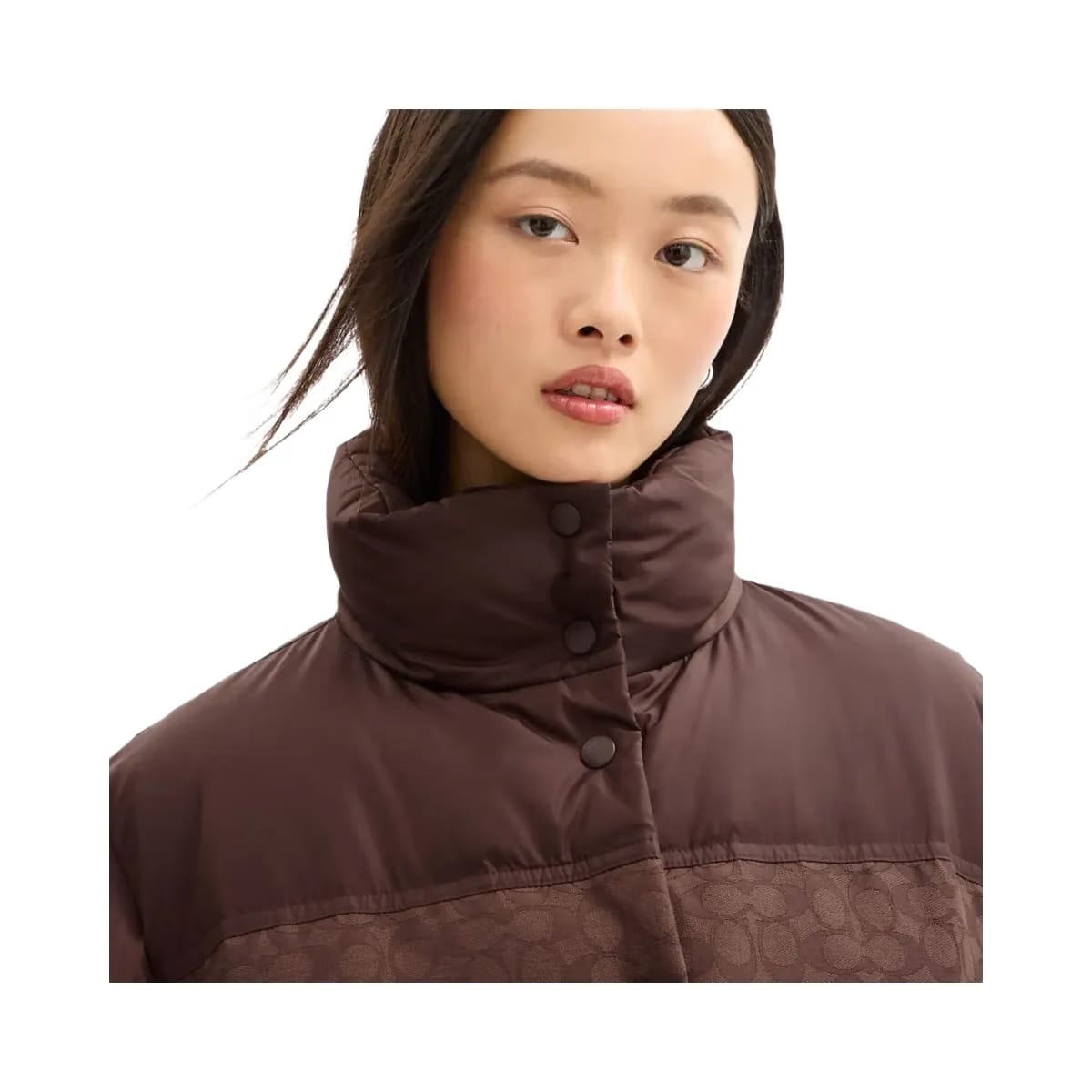 Coach Signature Down Jacket Maple