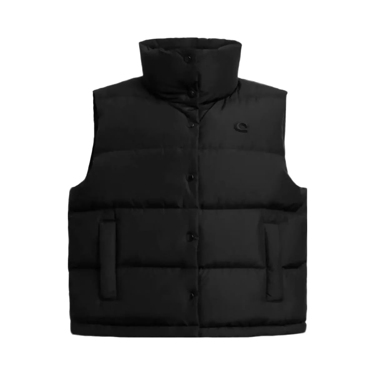 Coach Puffer Vest In Recycled Polyester Black