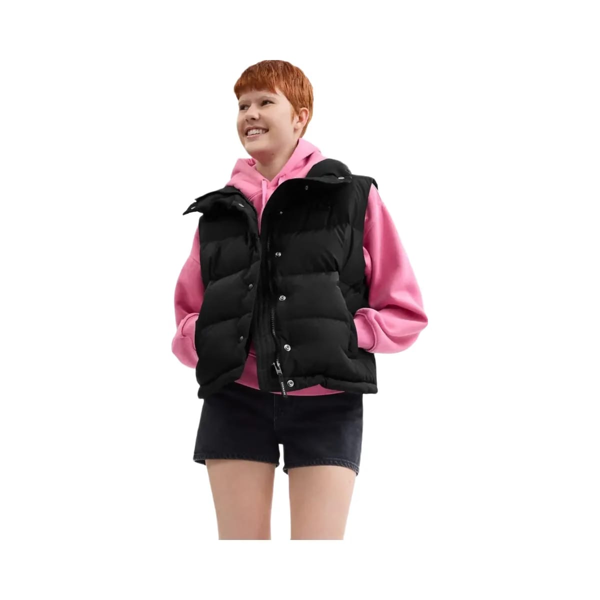 Coach Puffer Vest In Recycled Polyester Black
