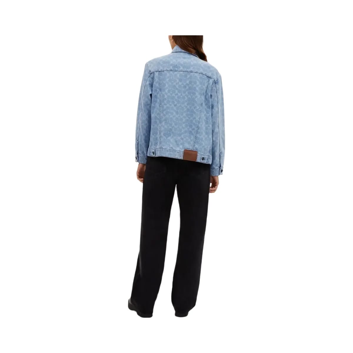 Coach Signature Denim Jacket Light Wash