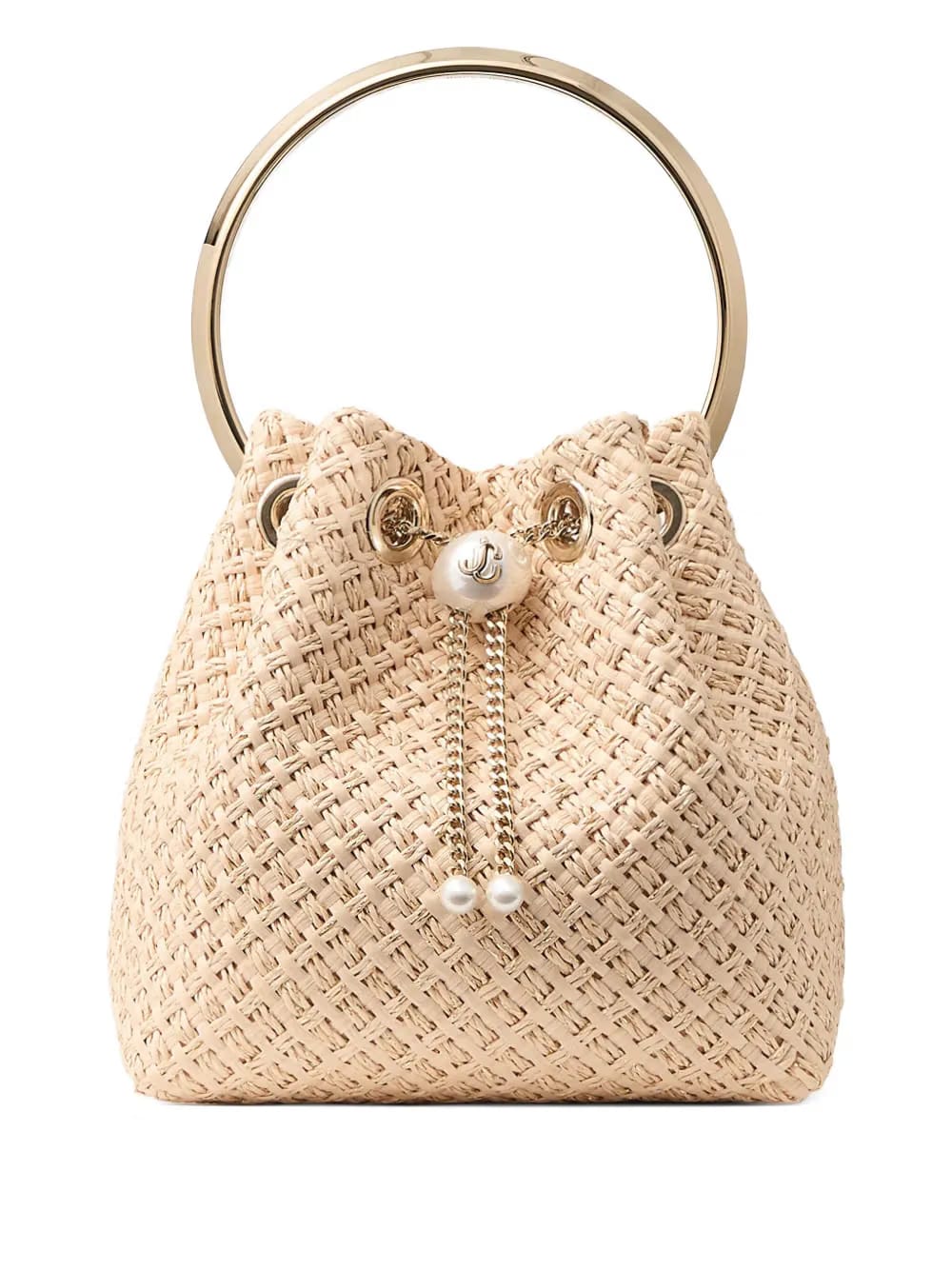 Bon Bon interwoven bucket bag