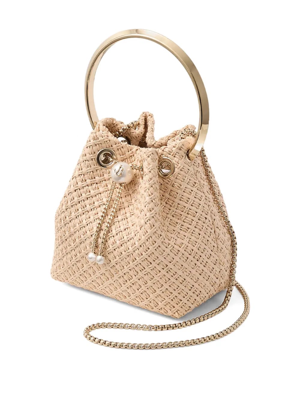 Bon Bon interwoven bucket bag