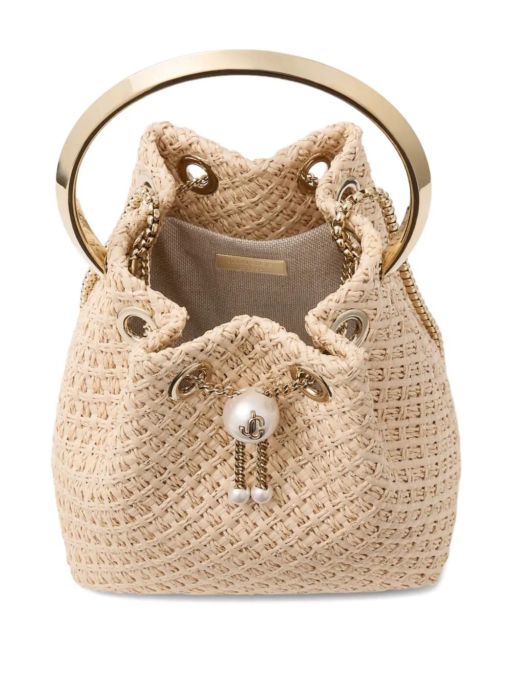 Bon Bon interwoven bucket bag