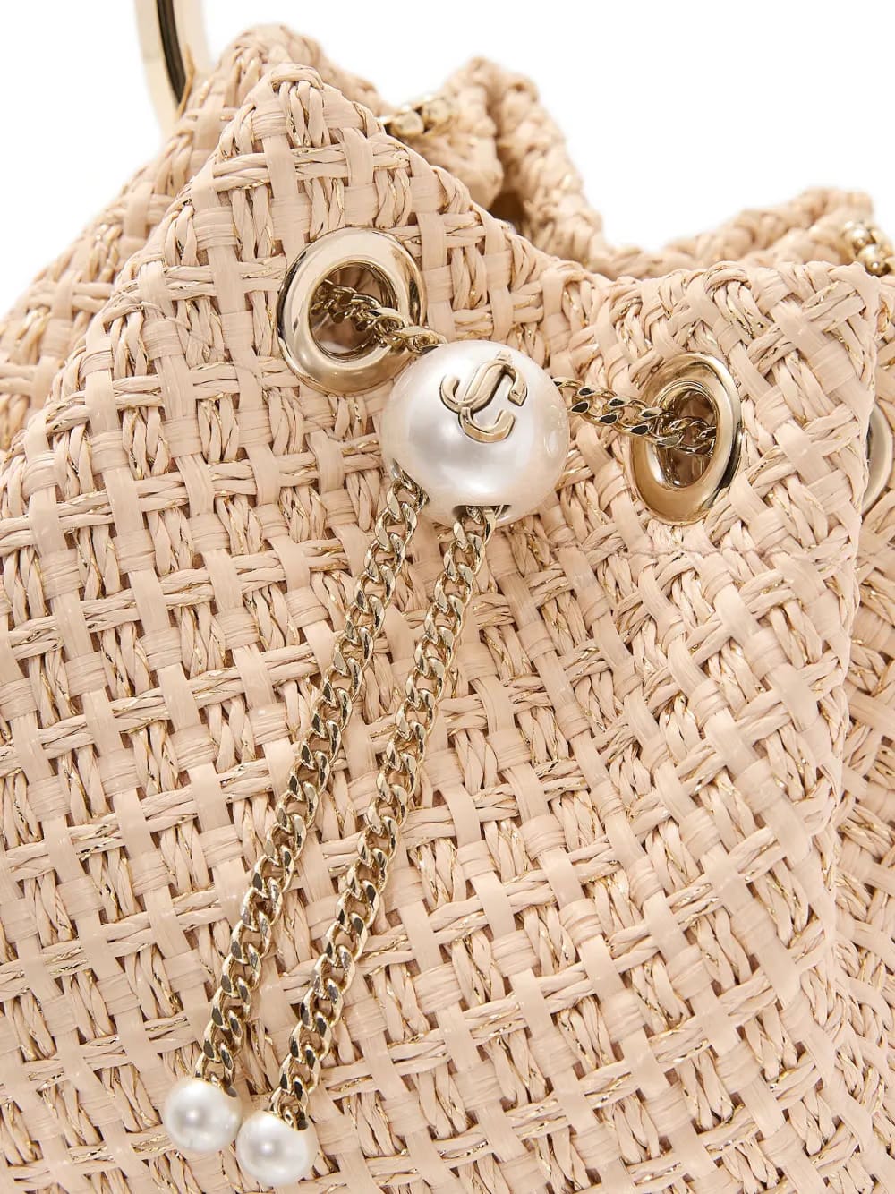Bon Bon interwoven bucket bag