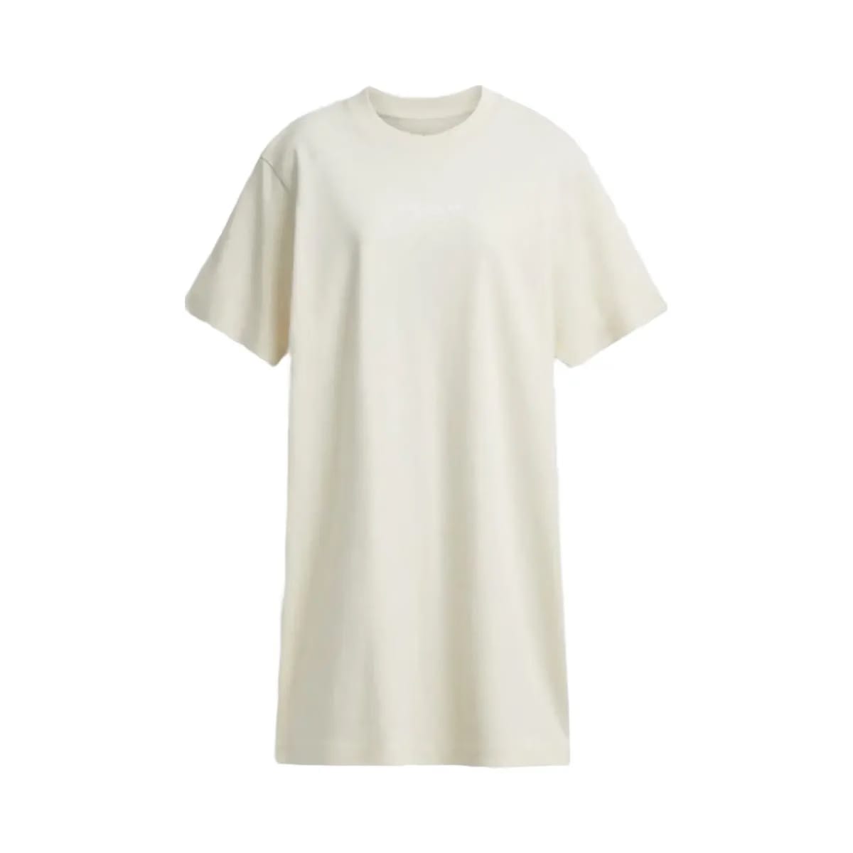 Coach New York T-Shirt Dress In Organic Cotton Cream
