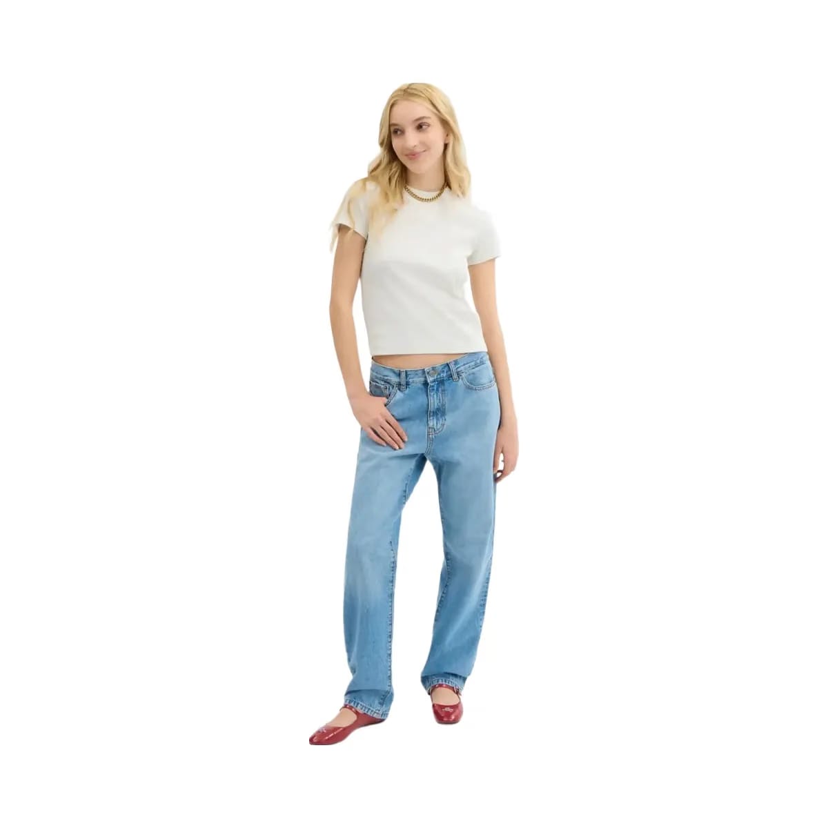 Coach New York Ribbed T-Shirt White