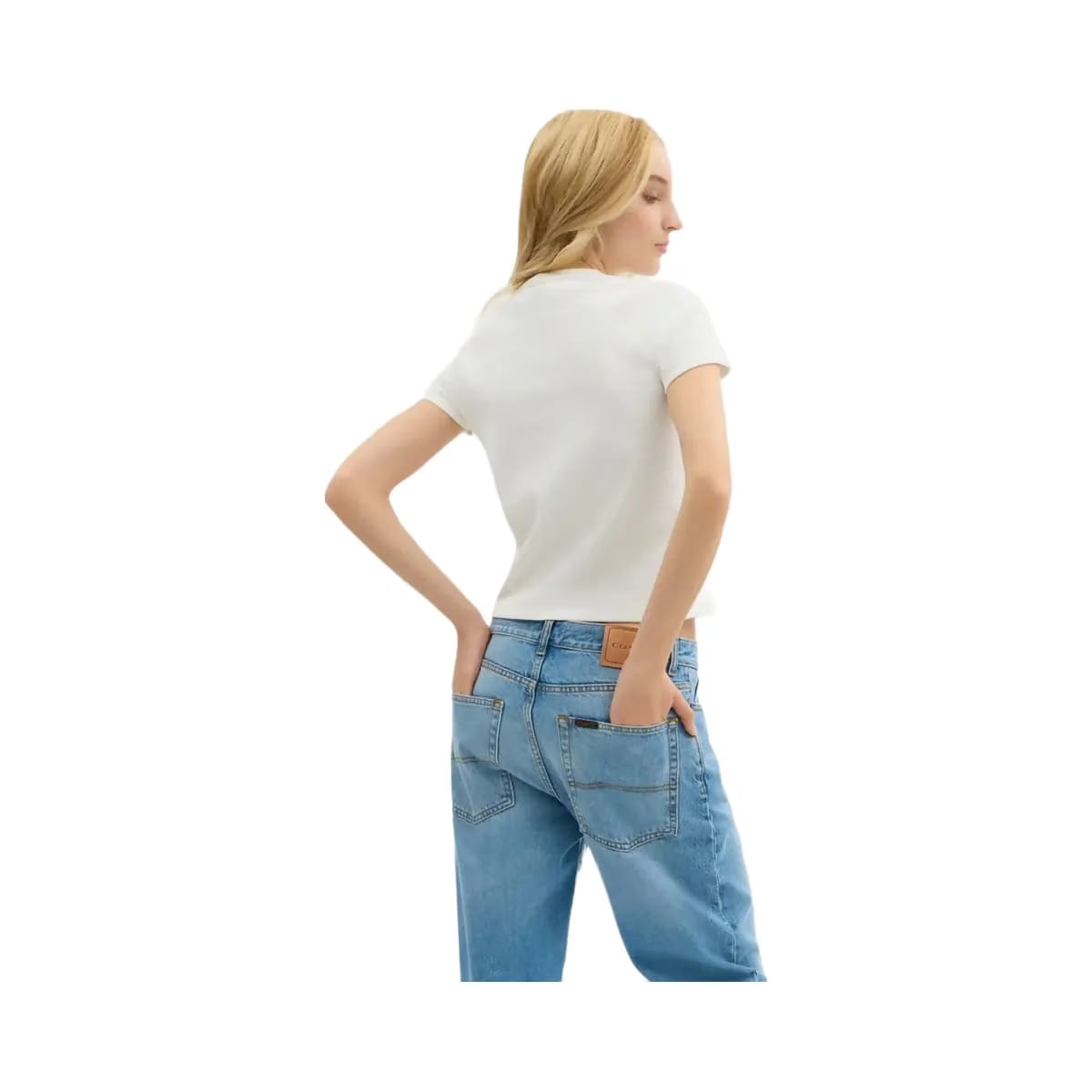 Coach New York Ribbed T-Shirt White
