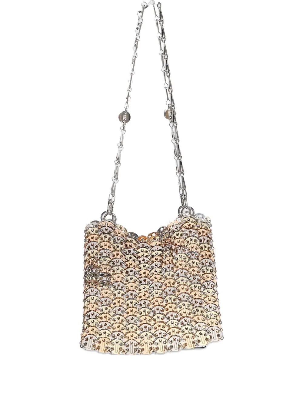 1969 chain-link metal shoulder bag