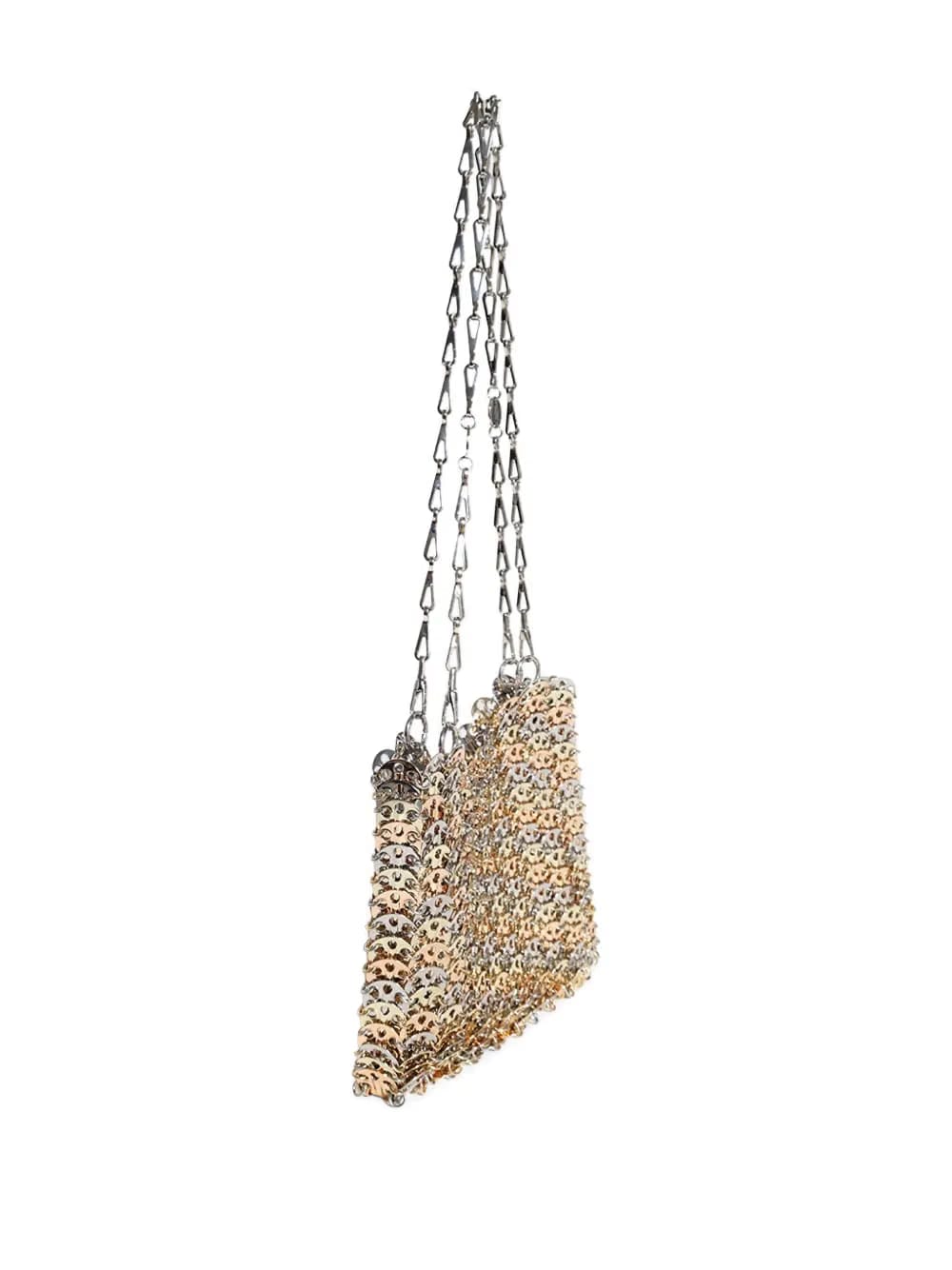 1969 chain-link metal shoulder bag