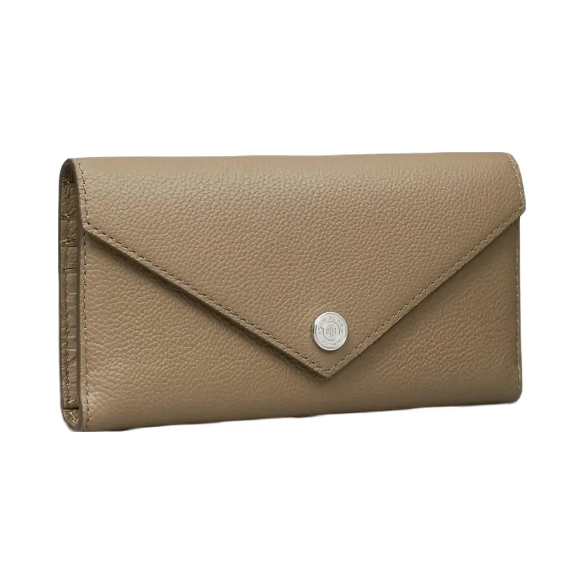 Tory Burch Pebble Envelope Long Wallet Wild Mushroom