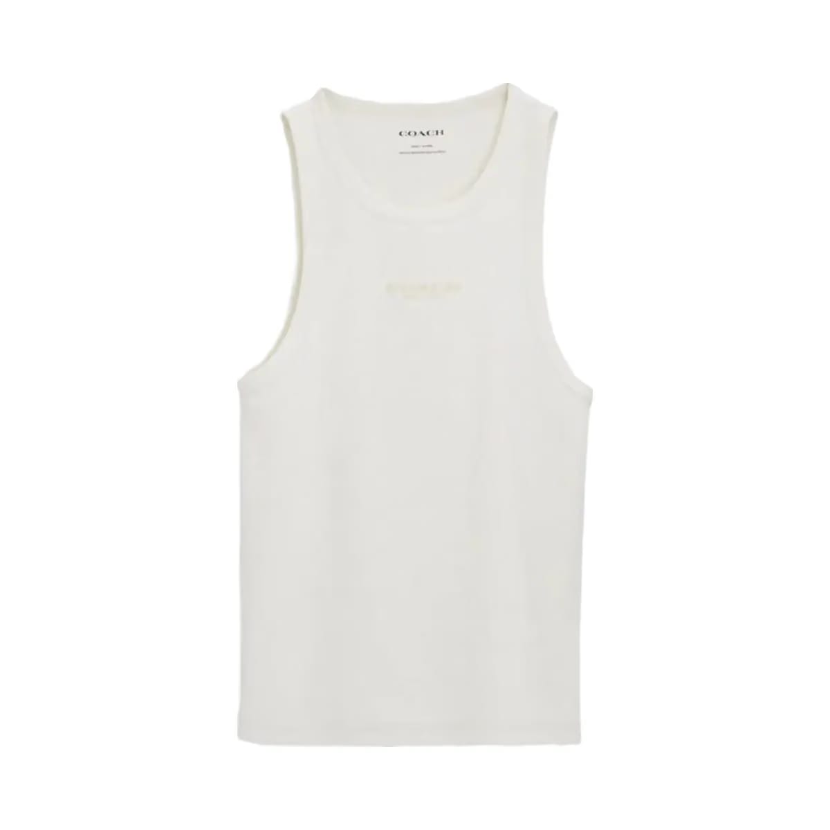 Coach Tank Top White