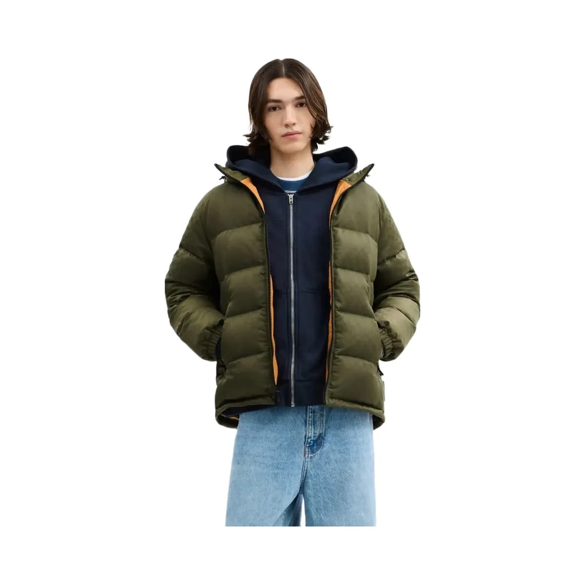 Coach Tonal Signature Down Jacket Light Olive