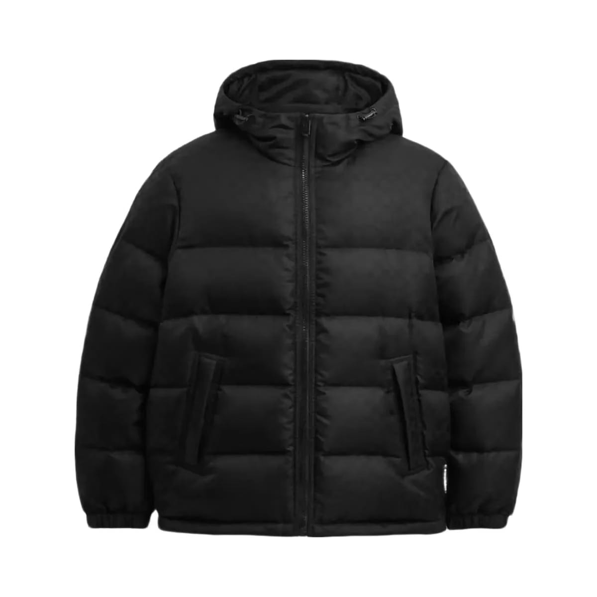 Coach Tonal Signature Down Jacket Black