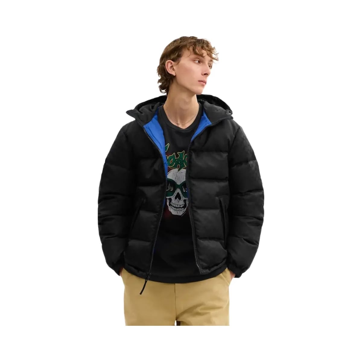 Coach Tonal Signature Down Jacket Black