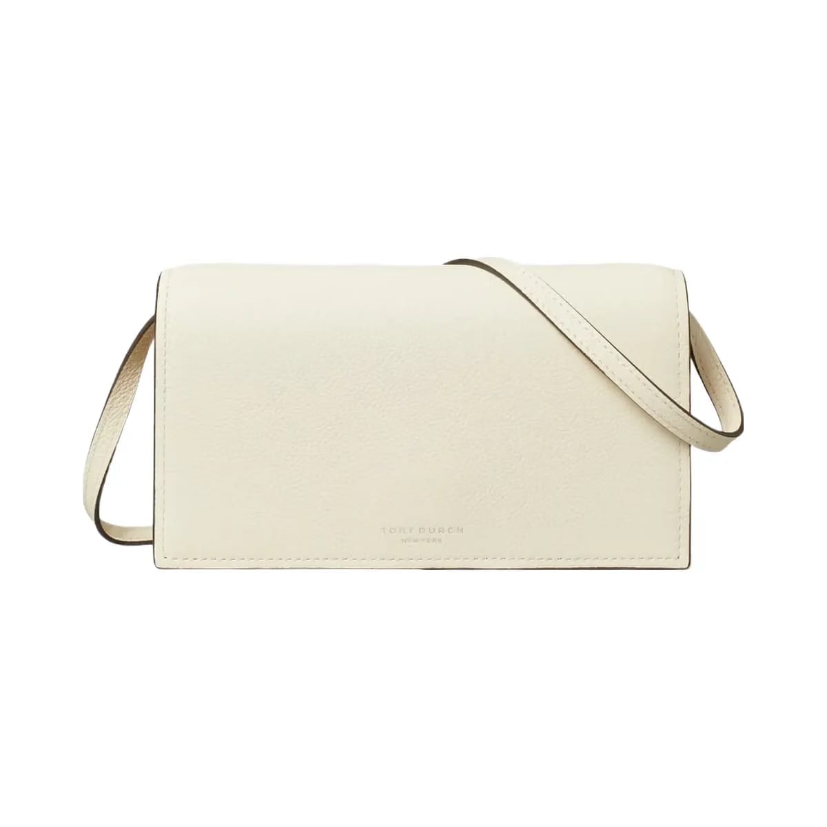 Tory Burch Romy Wallet Crossbody Light Cream
