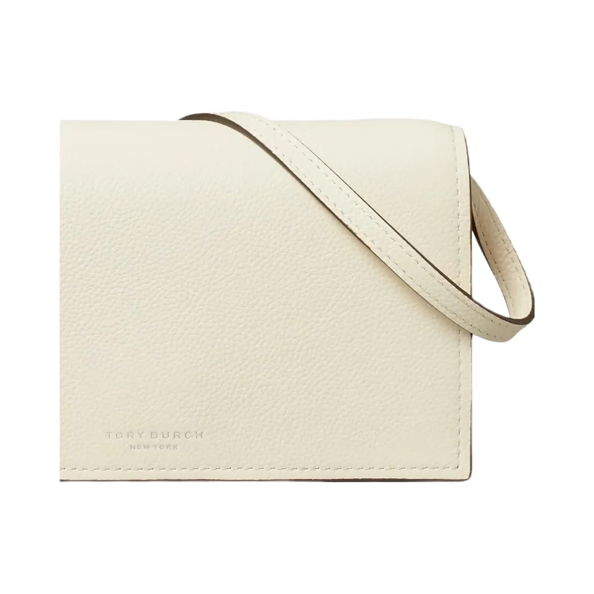 Tory Burch Romy Wallet Crossbody Light Cream