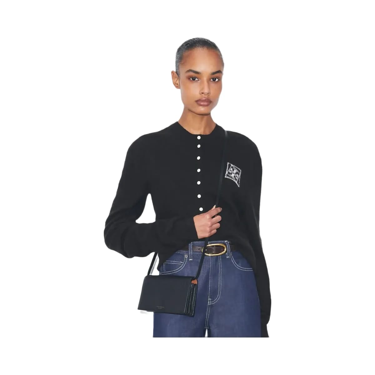 Tory Burch Romy Wallet Crossbody Black